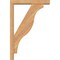 Ekena Millwork Funston Block Smooth Bracket w/ Offset Brace, Western Red Cedar, 3 1/2"W x 16"D x 24"H BKT0402X16X24FST05SWR - alternate 4